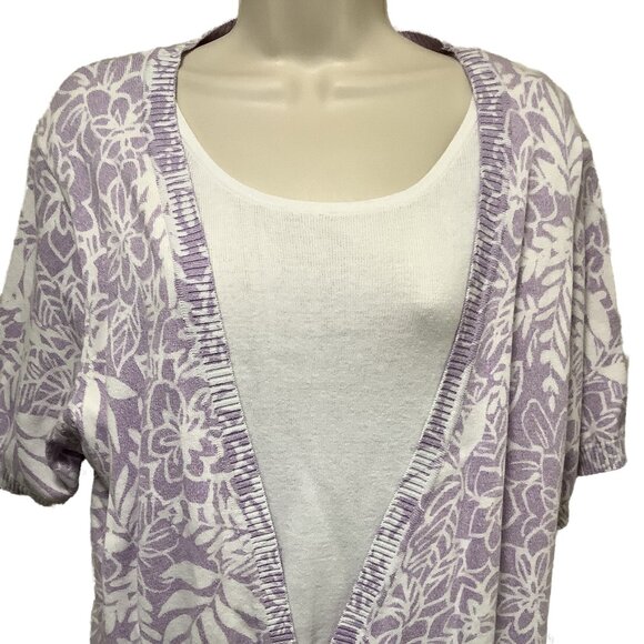 NWT C.D.Daniels Short Sleeve Sweater Size: 1X - Picture 2 of 7